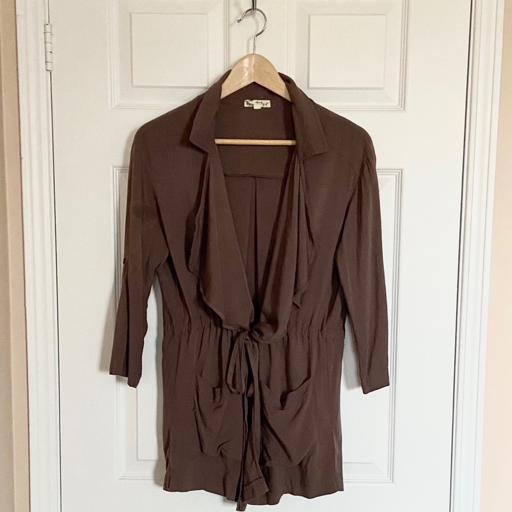 🍫About a Girl Mocha Duster Cardigan Medium
